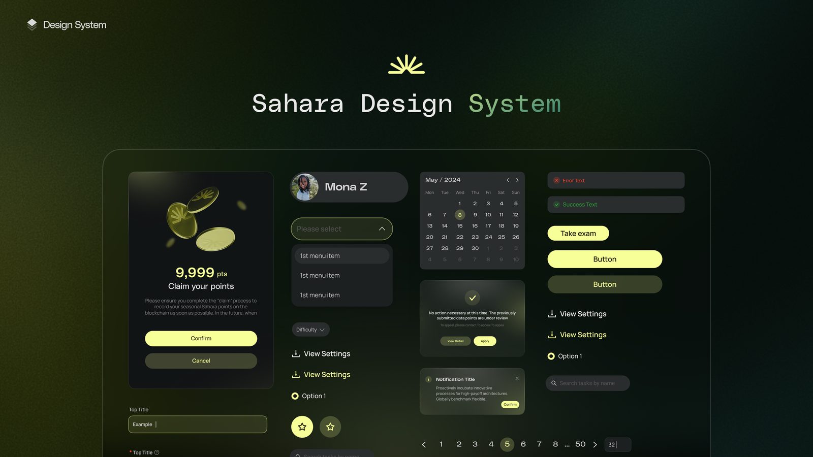 AI + Web3 数字产品设计系统（Sahara Labs） 13